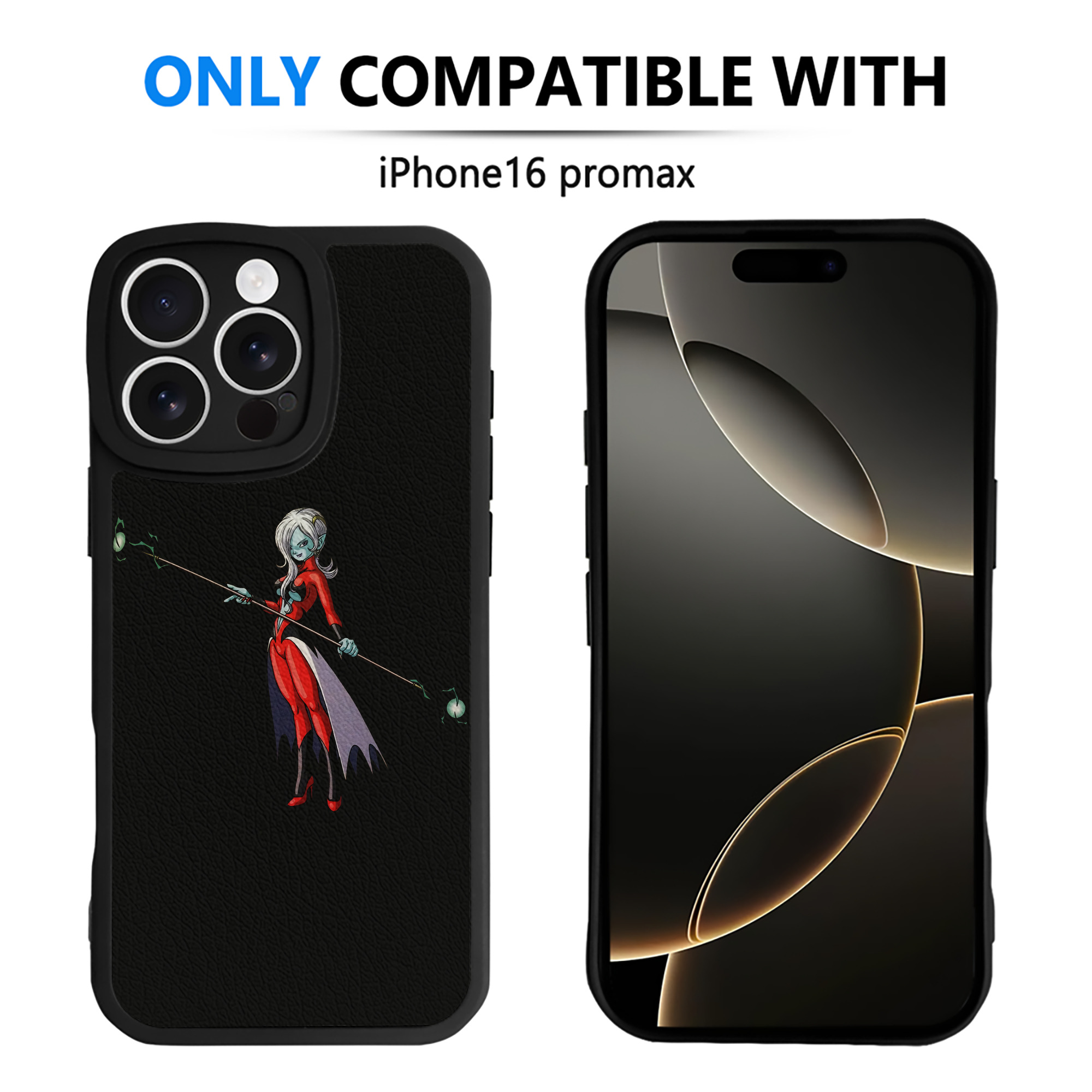 （画像用） ドラゴンボール DRAGON BALL 【iPhone 16シリーズ対応】シリコンスマホケース（レザー調） 材質：シリコン